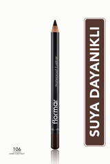 Flormar No:106 Suya Dayanıklı Mat Pastel Kahverengi Kalem Eyeliner