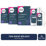 Veet Professional Tüm Ciltler İçin Tüm Vücut Genital Bölge Kadın Tüy Dökücü Sprey 3x50 ml +50 ml