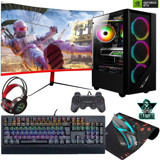 Gameline ELS10 Harici GeForce RTX 3050 AMD Ryzen 5 5600X 16 GB Ram DDR4 1 TB SSD Tower FreeDos 24 inç Monitörlü Masaüstü Bilgisayar