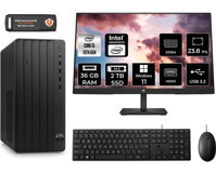 HP Pro Tower 290 G9 8T2W9ESMNT434 Dahili Intel UHD Graphics Intel Core i5 13500 36 GB Ram 2 TB SSD Tower Windows 11 Pro 23.8 inç Monitörlü Masaüstü Bilgisayar + PER4 BELLEK