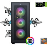 Güneysu Gaming Harici GeForce RTX 4060 Ti AMD Ryzen 5 7800X 64 GB Ram DDR5 2 TB SSD Tower FreeDos Masaüstü Bilgisayar