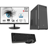 Go Gamer IG100D Dahili Intel UHD Graphics 630 Intel Core i5 10400 16 GB Ram 240 GB + 1 TB SSD Tower Windows 10 Pro 23.8 inç Monitörlü Masaüstü Bilgisayar