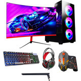 Ramtech DG393 Harici GeForce RTX 3060 Ti Intel Core i5 650 16 GB Ram 1 TB HDD + 256 GB SSD Tower FreeDos 23.6 inç Monitörlü Masaüstü Bilgisayar