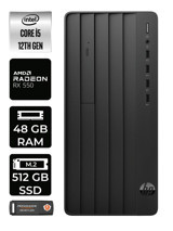 HP Pro Tower 290 G9 6D3A5EA Harici Radeon RX 550 Intel Core i5 12500 48 GB Ram 512 GB SSD Tower Windows 11 Pro Masaüstü Bilgisayar + PER4 BELLEK