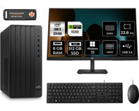 HP Pro Tower 290 G9 8T2X0ESMNT3402 Harici GeForce GT 1030 Intel Core i3 13100 8 GB Ram 512 GB SSD Tower Windows 11 Pro 23.8 inç Monitörlü Masaüstü Bilgisayar + PER4 BELLEK