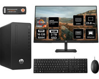 HP 295 G9 6D391EAMNT1314 Harici Radeon RX 550 AMD Ryzen 3 5300G 16 GB Ram 2 TB SSD Tower FreeDos 23.8 inç Monitörlü Masaüstü Bilgisayar + PER4 BELLEK