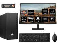 HP 295 G9 6D391EAMNT1413 Harici Radeon RX 550 AMD Ryzen 3 5300G 16 GB Ram 1 TB SSD Tower Windows 11 Pro 23.8 inç Monitörlü Masaüstü Bilgisayar + PER4 BELLEK