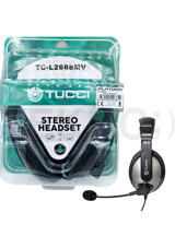 Tucci TC-L2688MV 3.5 mm Kablolu Oyuncu Kulak Üstü Kulaklık Siyah