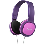 Philips SHK2000PK 3.5 mm Gürültü Önleyici Mikrofonlu Kablolu Kulak Üstü Kulaklık Mor