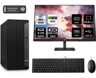 HP Pro Tower 290 G9 8T2W9ESMNT4301 Harici GeForce GTX 1650 Intel Core i5 13500 8 GB Ram 256 GB SSD Tower FreeDos 23.8 inç Monitörlü Masaüstü Bilgisayar + PER4 BELLEK