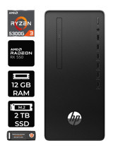 HP 295 G9 6D391EA Harici Radeon RX 550 AMD Ryzen 3 5300G 12 GB Ram 2 TB SSD Tower Windows 11 Home Masaüstü Bilgisayar + PER4 BELLEK