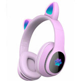 ZORE L400 Bluetooth Kablosuz Kulak Üstü Kulaklık Mor
