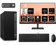 HP Pro Tower 400 G9 6U3M9EAMNT1369 Harici Radeon RX 550 Intel Core i7 12700 20 GB Ram 2 TB SSD Tower Windows 11 Home 23.8 inç Monitörlü Masaüstü Bilgisayar + PER4 BELLEK