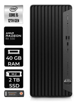 HP Pro Tower 400 G9 6U3M8EA Harici Radeon RX 550 Intel Core i5 12400 40 GB Ram 2 TB SSD Tower Windows 11 Home Masaüstü Bilgisayar + PER4 BELLEK