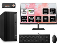 HP Pro Tower 400 G9 6U3M8EAMNT3398 Harici GeForce RTX 3060 Ti Intel Core i5 12400 64 GB Ram 1 TB SSD Tower Windows 11 Home 23.8 inç Monitörlü Masaüstü Bilgisayar + PER4 BELLEK