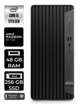 HP Pro Tower 400 G9 6U3M8EA Harici Radeon RX 550 Intel Core i5 12400 48 GB Ram 256 GB SSD Tower FreeDos Masaüstü Bilgisayar + PER4 BELLEK