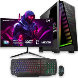 Izoly E-VİX NARCİSSUS Harici GeForce RTX 3060 Ti Intel Core i3 10100F 16 GB Ram 256 GB SSD Tower FreeDos 24 inç Monitörlü Masaüstü Bilgisayar