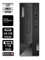 Lenovo NEO 50S 11SX002VTX Harici Radeon RX 550 Intel Core i3 12100 48 GB Ram 1 TB SSD Tower FreeDos Masaüstü Bilgisayar + PER4 BELLEK