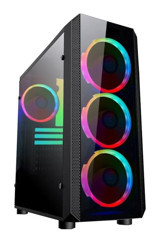 Quantum Gaming SPIKE S1 Harici Radeon RX 6500 XT AMD Ryzen 5 1600 8 GB Ram 256 GB SSD Tower FreeDos Masaüstü Bilgisayar