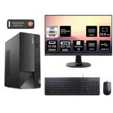 Lenovo Thinkcentre Neo 50T 11SE00BPTX Harici Radeon RX 550 Intel Core i5 12400 12 GB Ram 512 GB SSD Tower Windows 11 Home 23.8 inç Monitörlü Masaüstü Bilgisayar