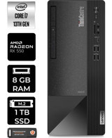 Lenovo Thinkcentre Neo 50T 12JD0008TRP303 Harici Radeon RX 550 Intel Core i7 13700 8 GB Ram 1 TB SSD Tower FreeDos Masaüstü Bilgisayar + PER4 BELLEK