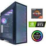 Quadro TİTAN Power RX57168 Harici GeForce RTX 4060 AMD Ryzen 7 5700X 16 GB Ram 512 GB SSD Tower FreeDos Masaüstü Bilgisayar