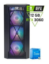 Pcbox Harici GeForce RTX 3060 Intel Core i5 10400F 8 GB Ram DDR4 500 GB SSD Tower FreeDos Masaüstü Bilgisayar