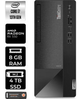 Lenovo Thinkcentre Neo 50T 12JD0008TRP355 Harici Radeon RX 550 Intel Core i7 13700 8 GB Ram 4 TB SSD Tower Windows 11 Home Masaüstü Bilgisayar + PER4 BELLEK