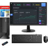 Lenovo Thinkcentre Neo 50T GEN4 212JD0035TR03 Harici GeForce RTX 3060 Ti Intel Core i5 13400 8 GB Ram 1 TB SSD Tower FreeDos 23.8 inç Monitörlü Masaüstü Bilgisayar + Zetta Flash Bellek