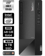 Lenovo Thinkcentre Neo 50T 12JD0008TRP345 Harici GeForce RTX 3060 Ti Intel Core i7 13700 48 GB Ram 4 TB SSD Tower FreeDos Masaüstü Bilgisayar + PER4 BELLEK