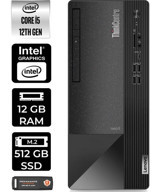 Lenovo Thinkcentre Neo 50T 11SE00BPTXP407 Dahili Intel UHD Graphics Intel Core i5 12400 12 GB Ram 512 GB SSD Tower Windows 11 Pro Masaüstü Bilgisayar + PER4 BELLEK