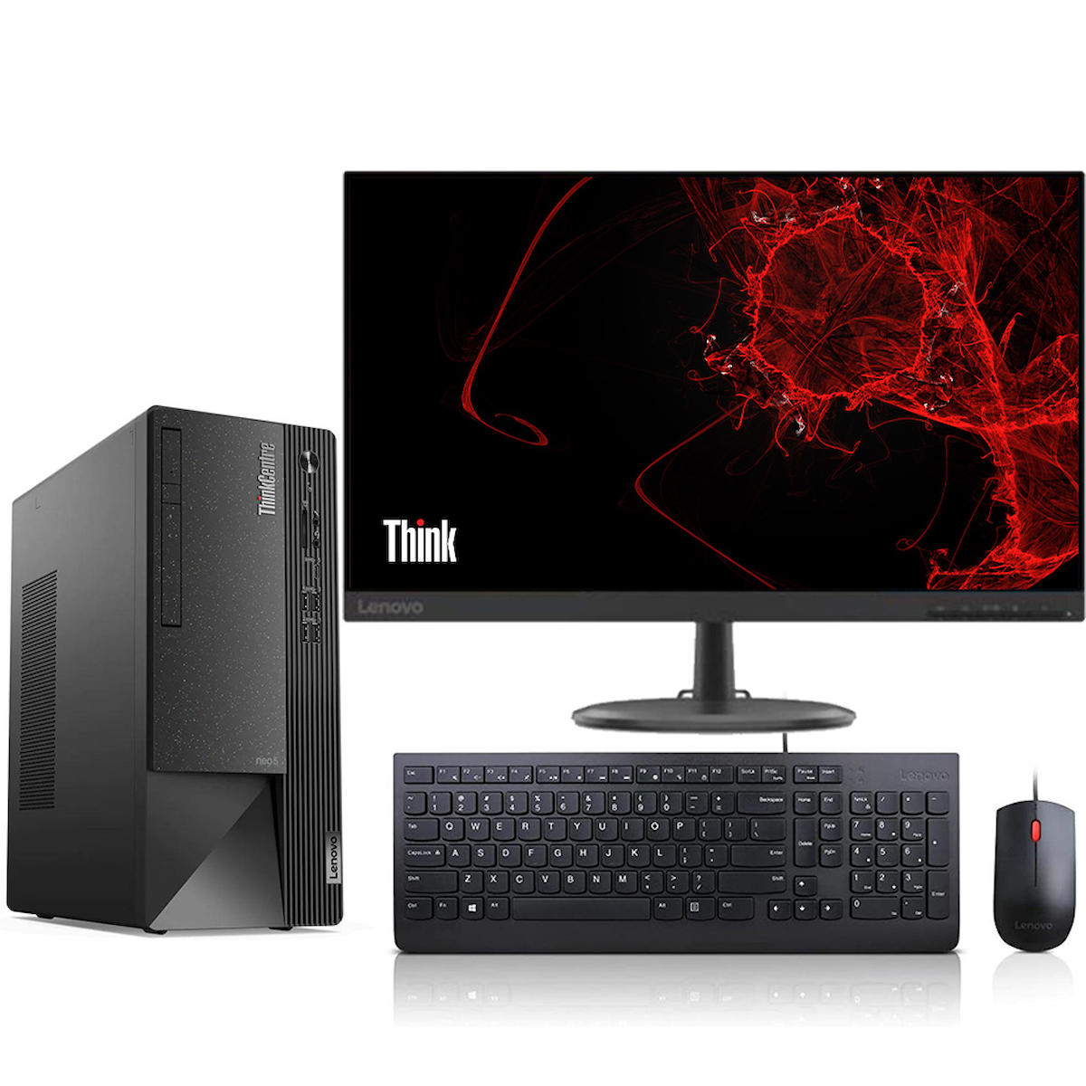 Lenovo Thinkcentre Neo 50T 1SE00MJTXGMP04 Harici GeForce RTX 3060 Ti Intel Core i5 12400 32 GB Ram 512 GB SSD Tower Windows 11 Pro 21.5 inç Monitörlü Masaüstü Bilgisayar + Zetta Flash Bellek