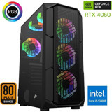 Xaser XSR673 Harici GeForce RTX 4060 Intel Core i5 13400F 16 GB Ram 512 GB SSD Tower FreeDos Masaüstü Bilgisayar