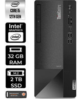 Lenovo Thinkcentre Neo 50T 11SE00MJTXP329 Harici GeForce RTX 3060 Ti Intel Core i5 12400 32 GB Ram 2 TB SSD Tower FreeDos Masaüstü Bilgisayar + PER4 BELLEK