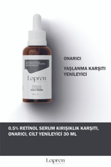 Lopren Retinollü Yüz Dolgunlaştıran Canlandırıcı Yaşlanma Kırışıklık Karşıtı Jel Yüz Serumu 30 ml