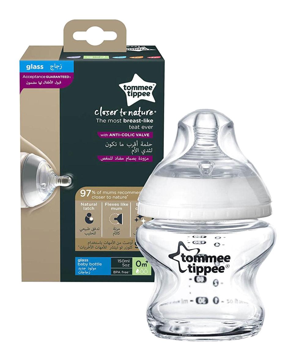 Tommee Tippee Nature Cam Gaz Yapmayan Antikolik Yenidoğan Yavaş Akışlı 0+ Ay Şeffaf Damaklı Biberon Seti 150 ml