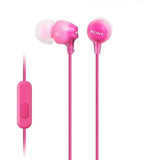 Sony Mdr-Ex15Ap Silikonlu Mikrofonlu 3.5 Mm Jak Kablolu Kulaklık Pembe