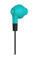 Motorola Earbuds Silikonlu Mikrofonlu 3.5 Mm Jak Kablolu Kulaklık Turkuaz