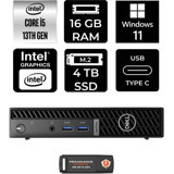 Dell Optiplex 7010MFF N002O7010MFFP365 Dahili Intel UHD Graphics Intel Core i5 13500T 16 GB 4 TB Windows 11 Home Mini Pc + Per4 USB Flash Bellek