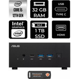 Asus ExpertCenter PN64-P328 Dahili Intel Iris Xe Graphics Intel Core i5 12500H 32 GB 1 TB FreeDos Mini Pc + Per4 USB Flash Bellek