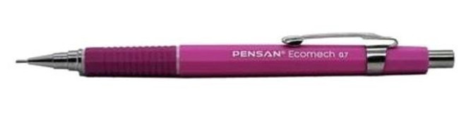 Pensan Ecomech Silgili Metal Metalik Pembe 0.7 mm Versatil Kalem