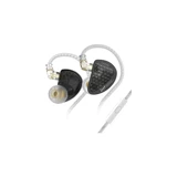 Kz As16 Silikonlu Mikrofonlu Örgülü 3.5 Mm Jak Kablolu Kulaklık Siyah