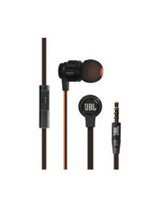 Jbl T180A Silikonlu Mikrofonlu 3.5 Mm Jak Kablolu Kulaklık Siyah