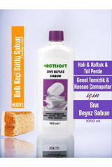 Actisoft Sıvı Beyaz Sabun Kokulu Yüzey Temizleyici 1 lt