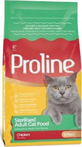 Proline Tavuk Kısırlaştırılmış Az Tahıllı Yetişkin Kuru Kedi Maması 1.2 kg