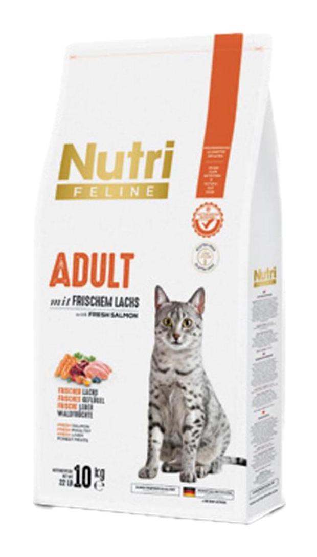 Nutri Feline Somonlu Az Tahıllı Yetişkin Kuru Kedi Maması 10 kg