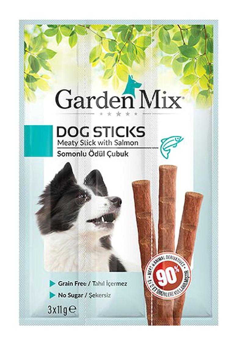 Garden Mix Stick Somonlu Tüm Irklar Yavru-Yetişkin Köpek Ödül Maması 33 gr