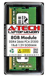 A-Tech HMA81GS6CJR8N-VK 8 GB DDR4 1x8 2666 MHz Ram