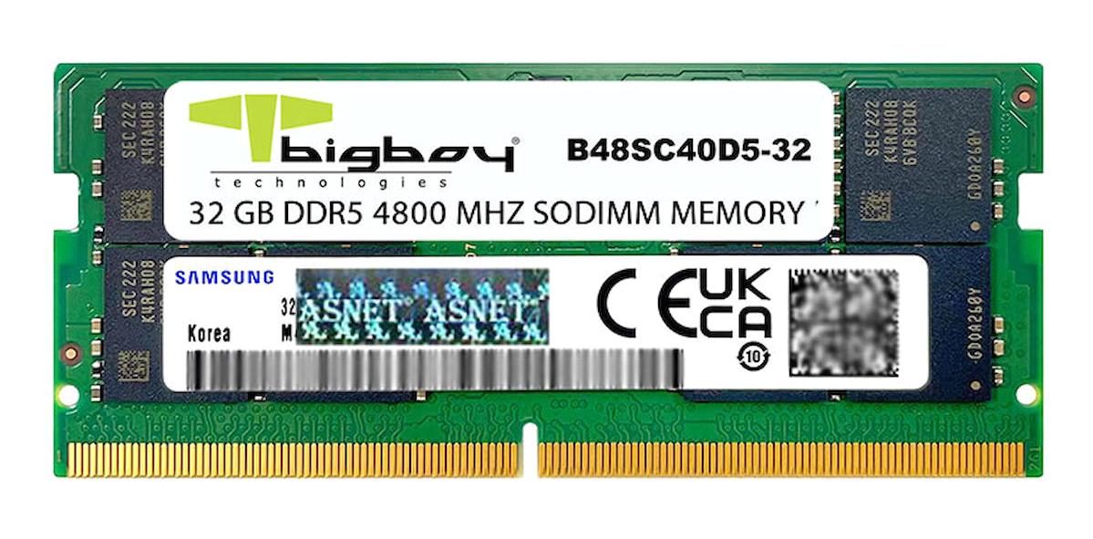 Bigboy 32 GB DDR5 1x32 4800 MHz Ram