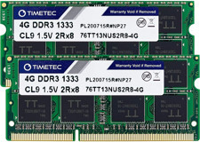 Timetec 8 GB DDR3 2x4 1333 MHz Ram